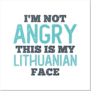 This is my Lithuanian Face Posters and Art